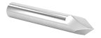 Chamfer mill showing angled cutting profile