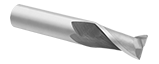 Flat end mill showing square end and side cutting edges